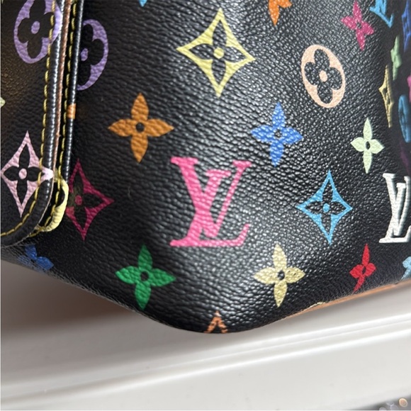 Louis Vuitton MURAKAMI Multicolor Monogram Bucket Bag NOE Vintage Beauty - Picture 13 of 17